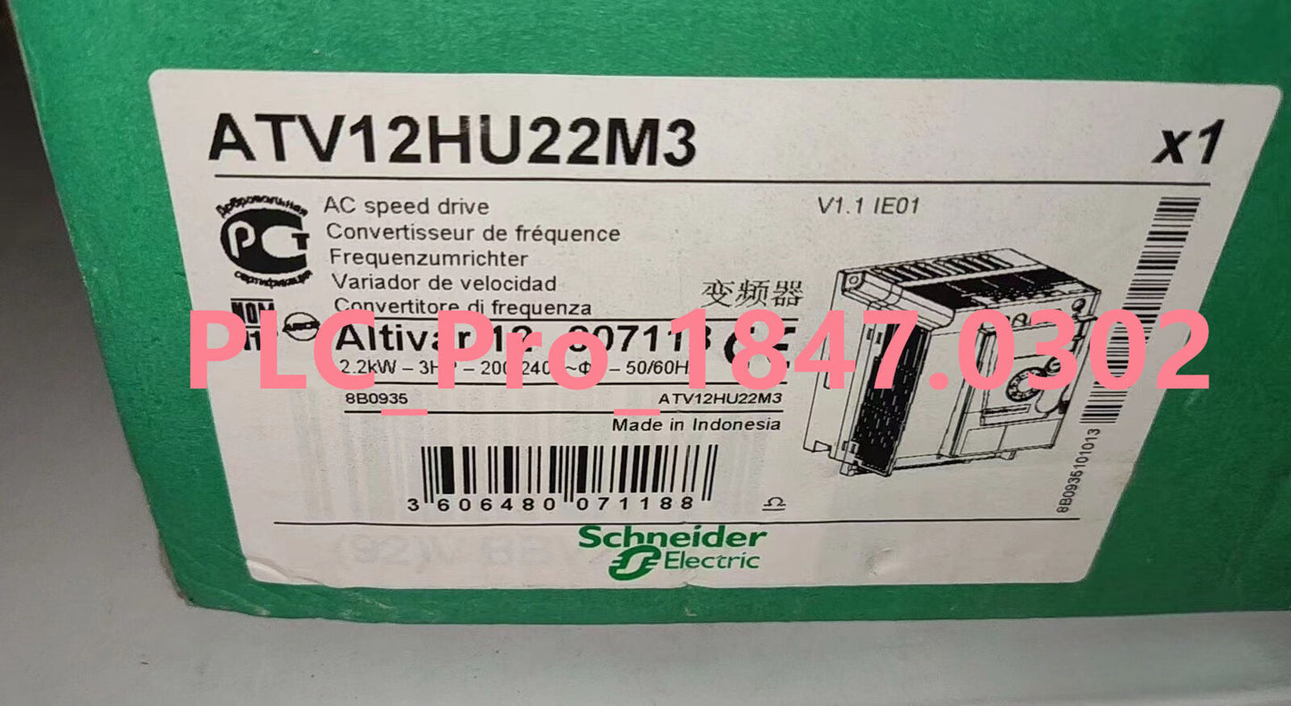 1PC NEW Schneider ATV12HU22M3 Variable Frequency Controller Fast delivery