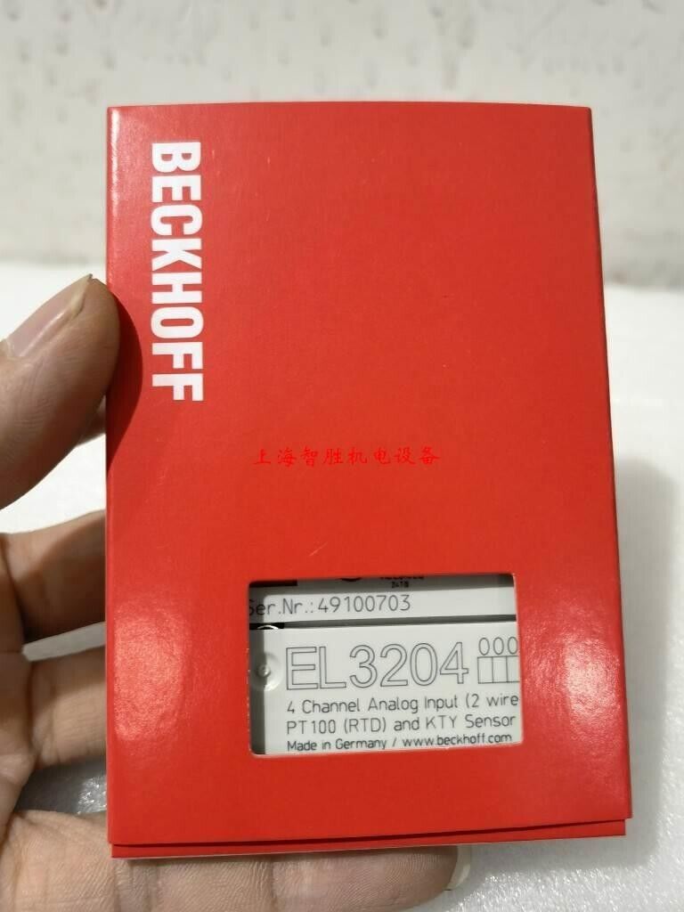 1PC NEW BECKHOFF EL3204 PLC MODULE EL3204 EXPEDITED SHIPPING DHL / UPS / FedEx