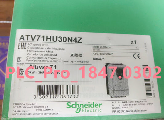 1PCS Brand New Schneider ATV71HU30N4Z 1hp 3kw 380-480v Altivar 71 Fast ship