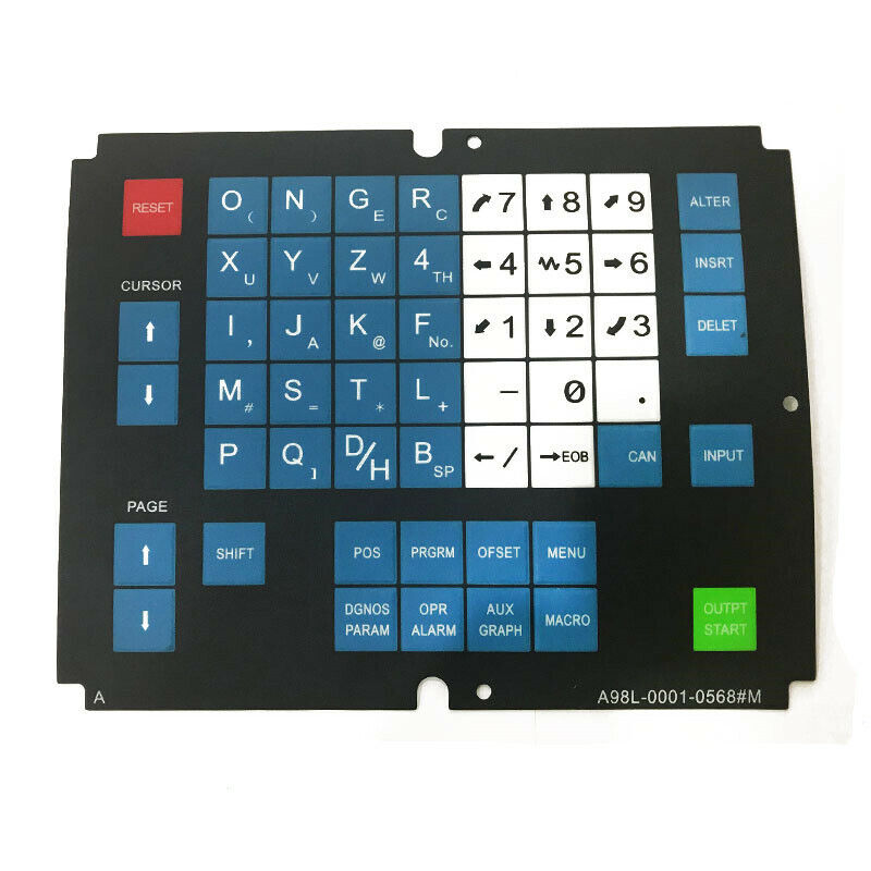 1PC FANUC Membrane Keypad A98L-0001-0568#M NEW FREE EXPEDITED SHIPPINGDHL / UPS / FedEx