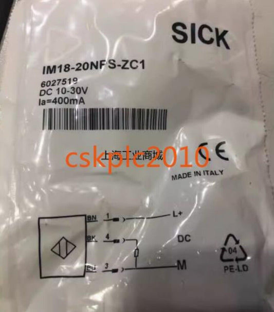 1PCS New original SICK proximity switch 6027519 IM18-20NPS-ZC1 in stock