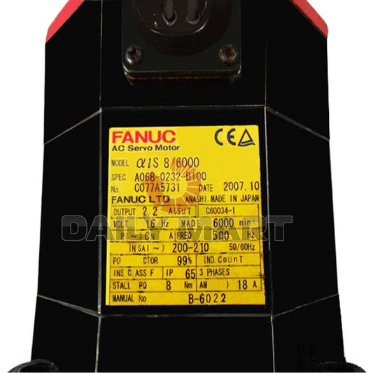 Used FANUC Servo Motor A06B-0232-B100