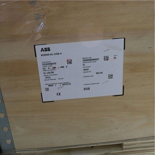 ACS550-01-125A-4 ABB Frequency Converter 3P AC380V~480V 55KW Brand New in Box!Zy