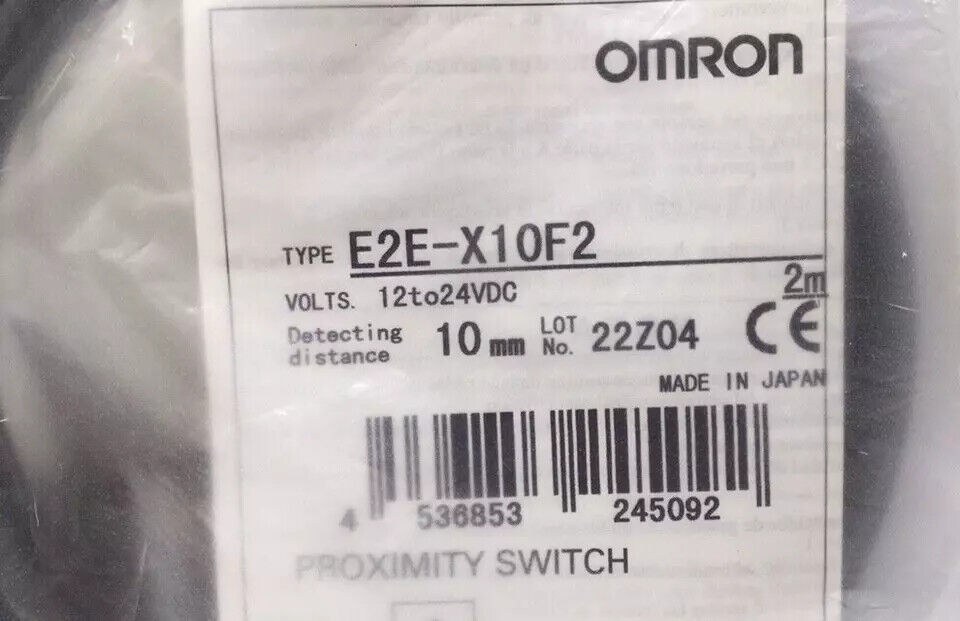 New Omron E2E-X10F2 Proximity Sensor E2EX10F2 Free shipping 1PC DHL / UPS / FedEx