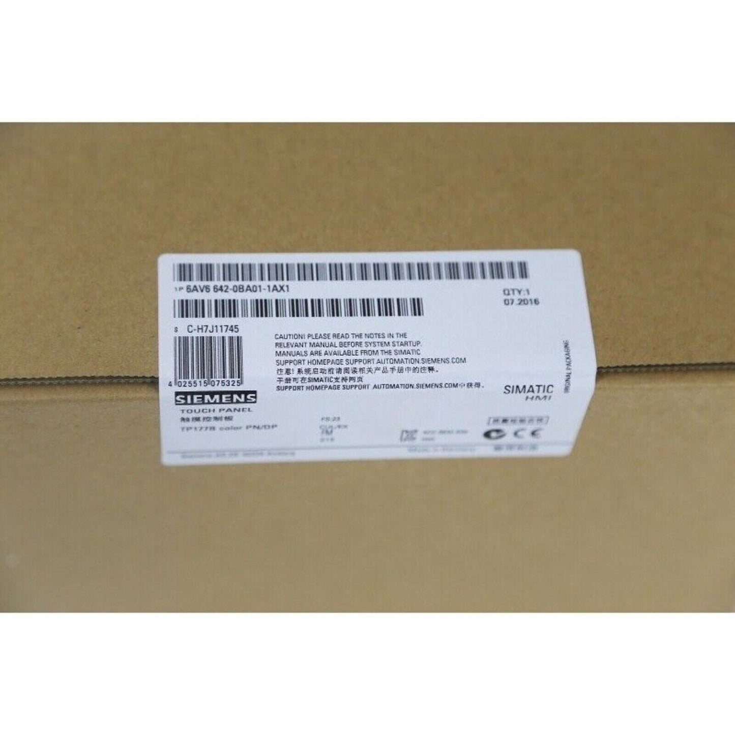 Brand NEW Siemens 6AV6 642-0BA01-1AX1 6AV6642-0BA01-1AX1 HMI LCD Touch Screen US