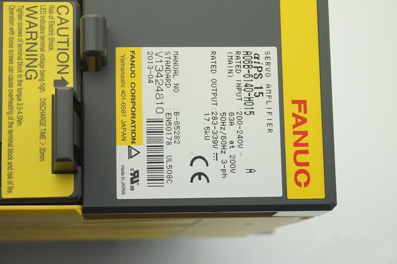 NEW FANUC SERVO AMPLIFIER A06B-6140-H015 A06B6140H015 FREE EXPEDITED SHIPPING DHL / UPS / FedEx