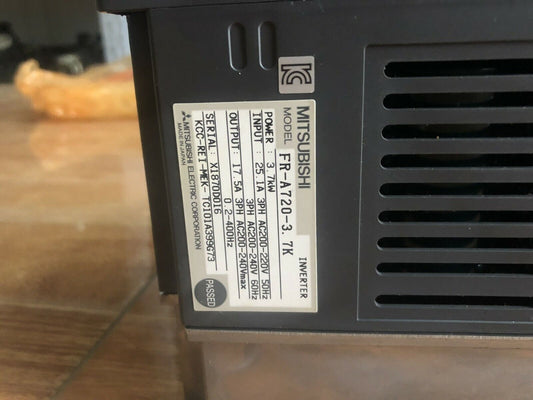 1pcs used Mitsubishi Inverter FR-A720-3.7K UPS / DHL / FedEx