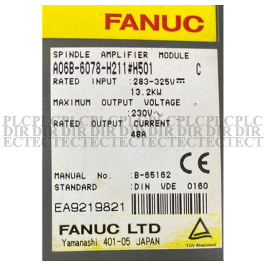 USED Fanuc A06B-6078-H211#H501 Servo Drive Amplifier