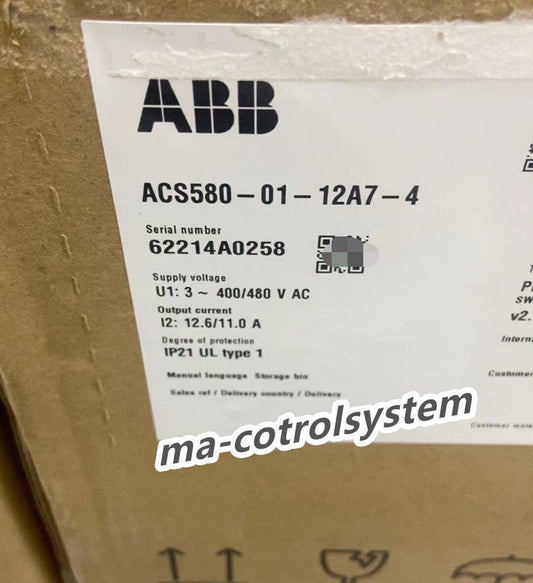 ACS580-01-12A7-4 inverter ACS580-01-12A7-4 Brand New Fast Shipping By DHL