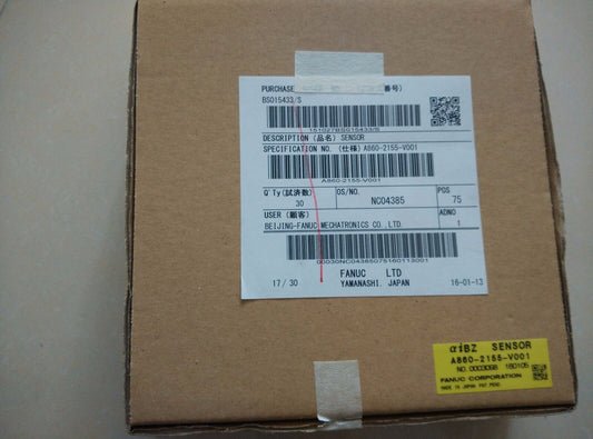 NEW ORIGINAL FANUC SENSOR A860-2155-V001 FREE EXPEDITED SHIPPINGDHL / UPS / FedEx