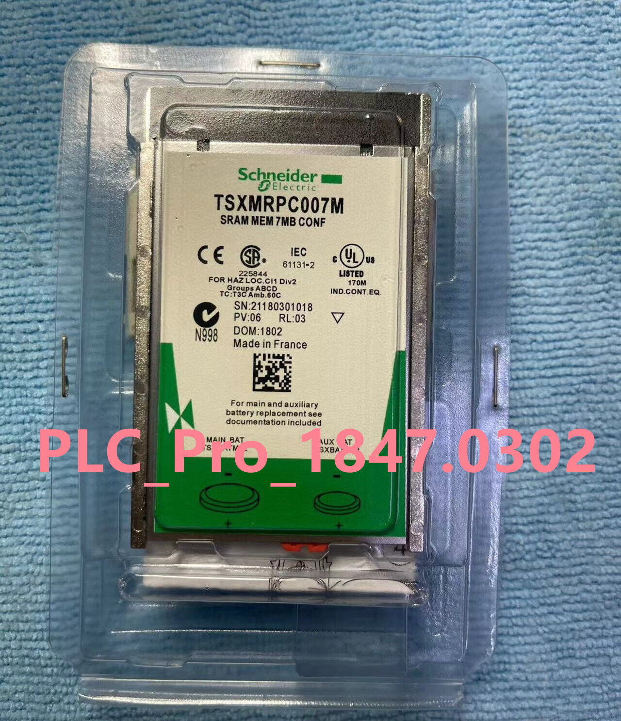 TSXMRPC007M 1PCS New Schneider TSXMRPC007M PLC PCMCIA Memory Card Fast delivery