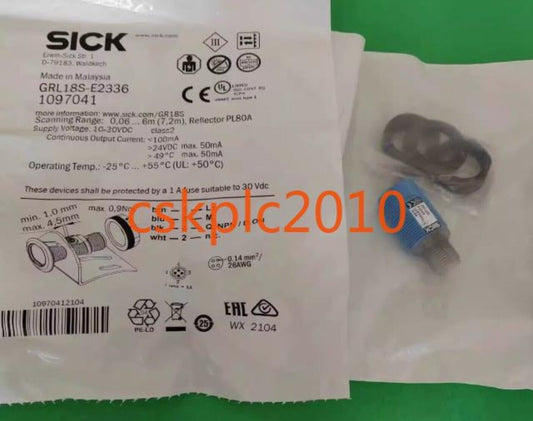 1PCS New original SICK photoelectric sensor GRL18S-E2336 1097041 in stock