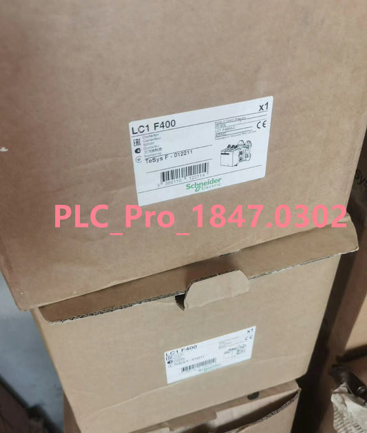 LC1F400 1PC NEW Schneider LC1 F400 Contactor 3Ph 600VAC 420A Cont. 300 HP