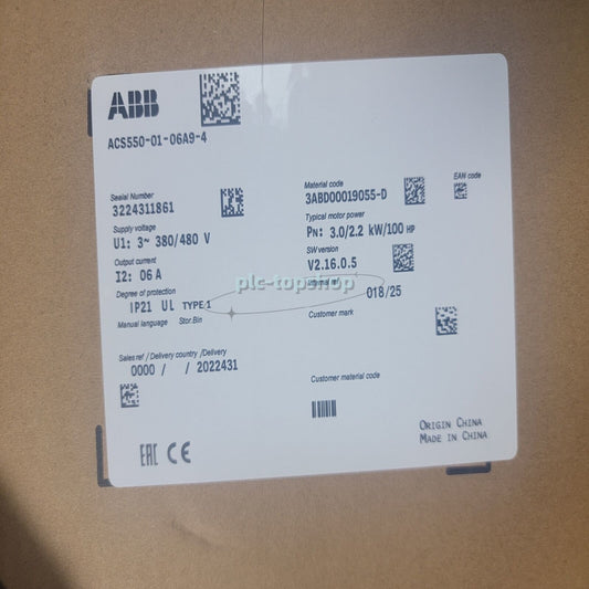 ABB New in Box ACS550-01-06A9-4 ABB Inverter 380V 3KW Fast Shipping STOCK