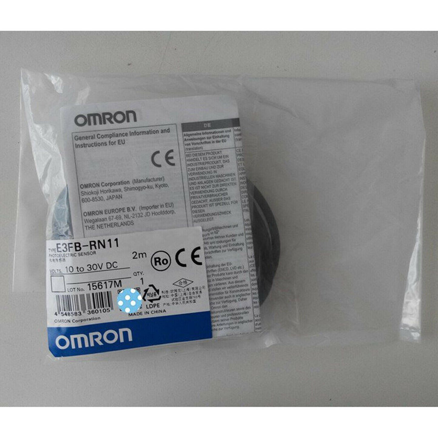 New Omron E3FB-RN11 E3FBRN11 Photoelectric Switch Free Shipping 1PC DHL / UPS / FedEx