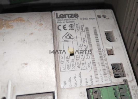 One USED Lenze inverter EVF8217-E 7.5KW 380V