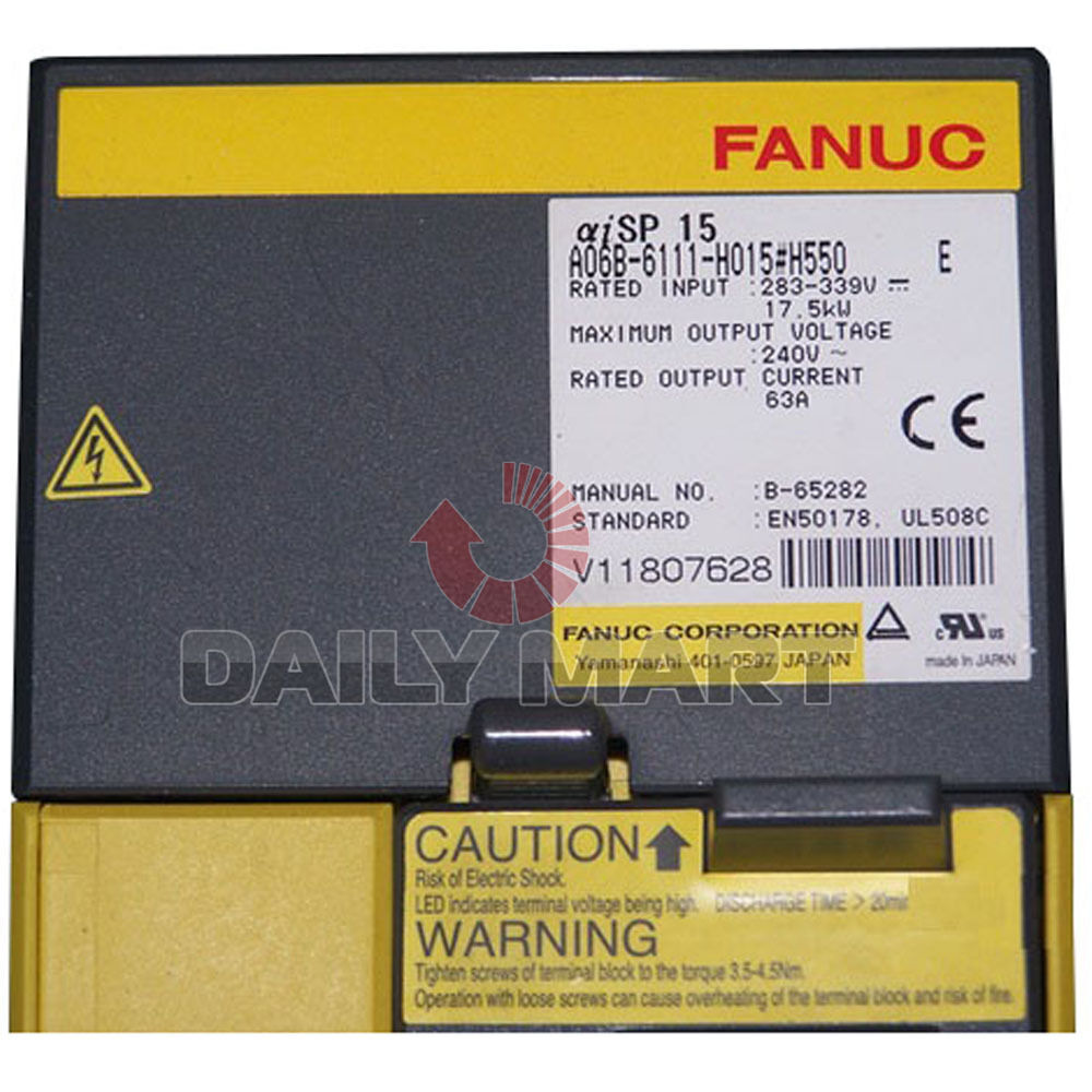 Used Fanuc Drive A06B-6111-H015