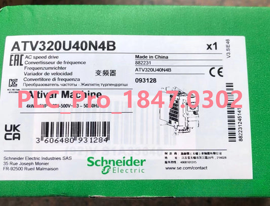 ATV320U40N4B 1PCS Brand New Schneider ATV320U40N4B Fast delivery