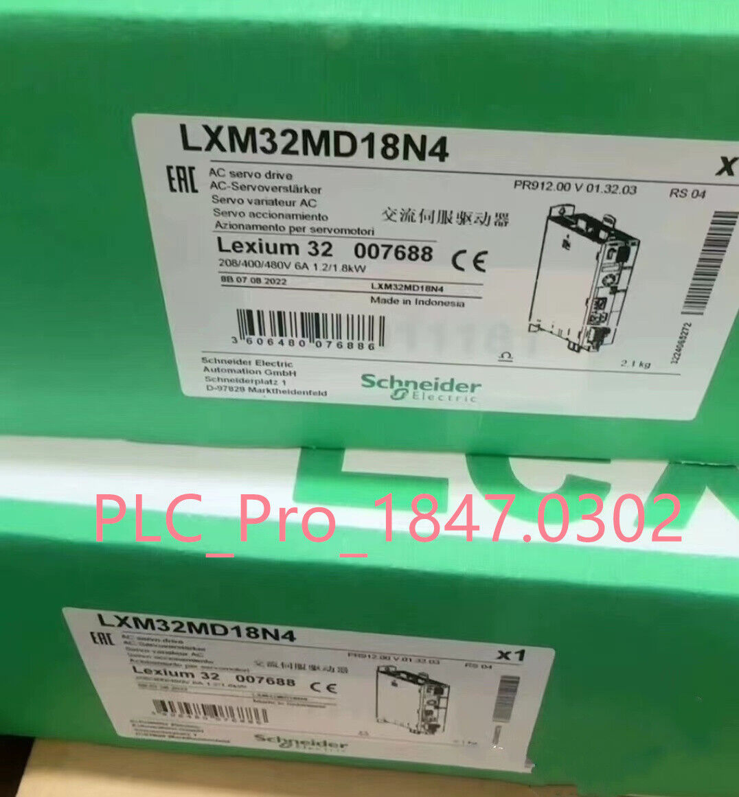 LXM32MD18N4 1PCS Brand New Schneider LXM32MD18N4 Servo Drive Fast delivery