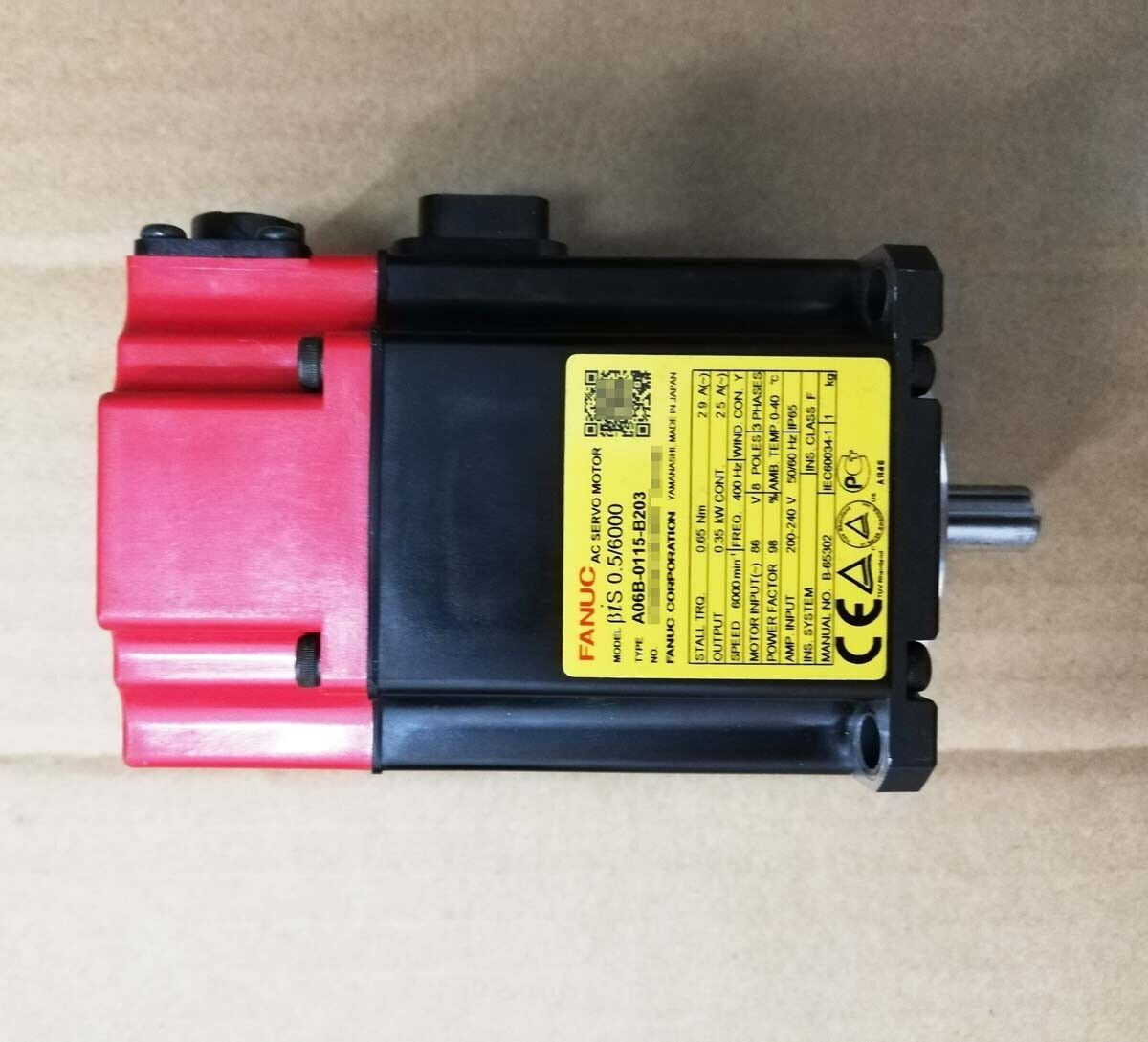 New FANUC A06B-0115-B203 Servo Motor A06B0115B203 Expendited ShippingDHL / UPS / FedEx