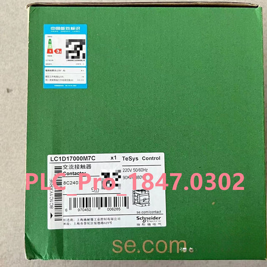 LC1D17000M7C 1PC NEW Schneider LC1-D17000M7C AC Contactor 220V 50/60Hz Fast ship