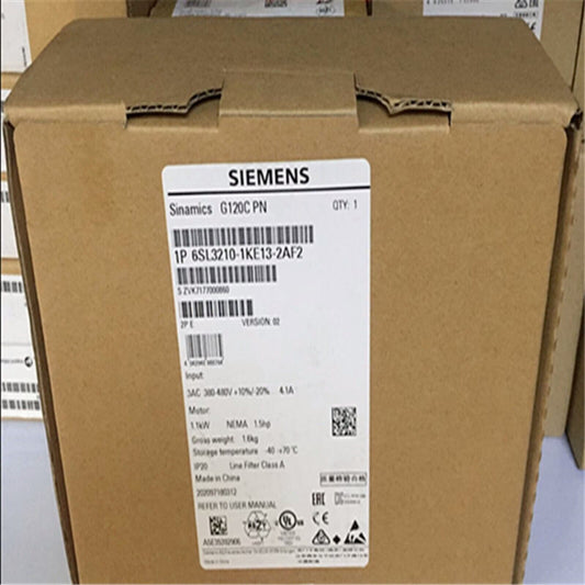 New Siemens 6SL3 210-1KE13-2AF2 6SL3210-1KE13-2AF2 G120C RATED POWER 1,1KW