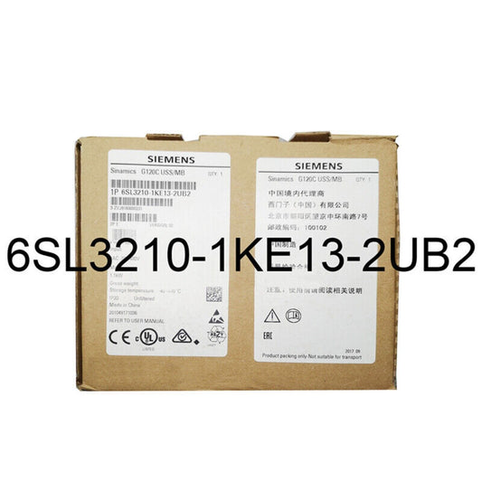 New Siemens 6SL3210-1KE13-2UB2 6SL3 210-1KE13-2UB2 G120C RATED POWER 1,1KW