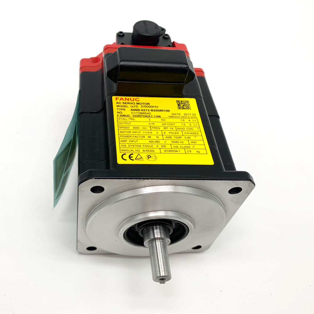 FANUC AC SERVO MOTOR A06B-0213-B200#0100 NEW ORIGINAL FREE EXPEDITED SHIPPINGDHL / UPS / FedEx