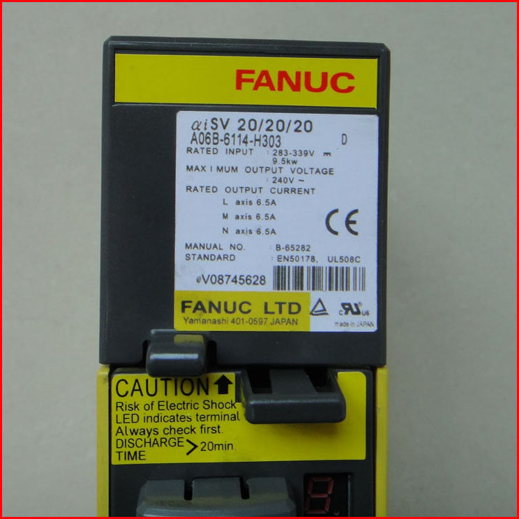 USED FANUC SERVO AMPLIFIER A06B-6114-H303 A06B6114H303 FREE EXPEDITED SHIPPINGDHL / UPS / FedEx