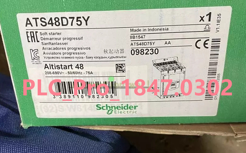 ATS48D75Y 1PCS Brand New Schneider ATS48D75Y Fast delivery