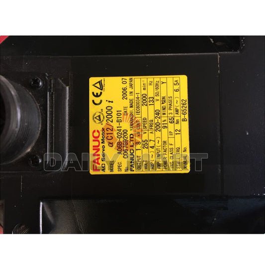 Used Fanuc servo motor A06B-0241-B101