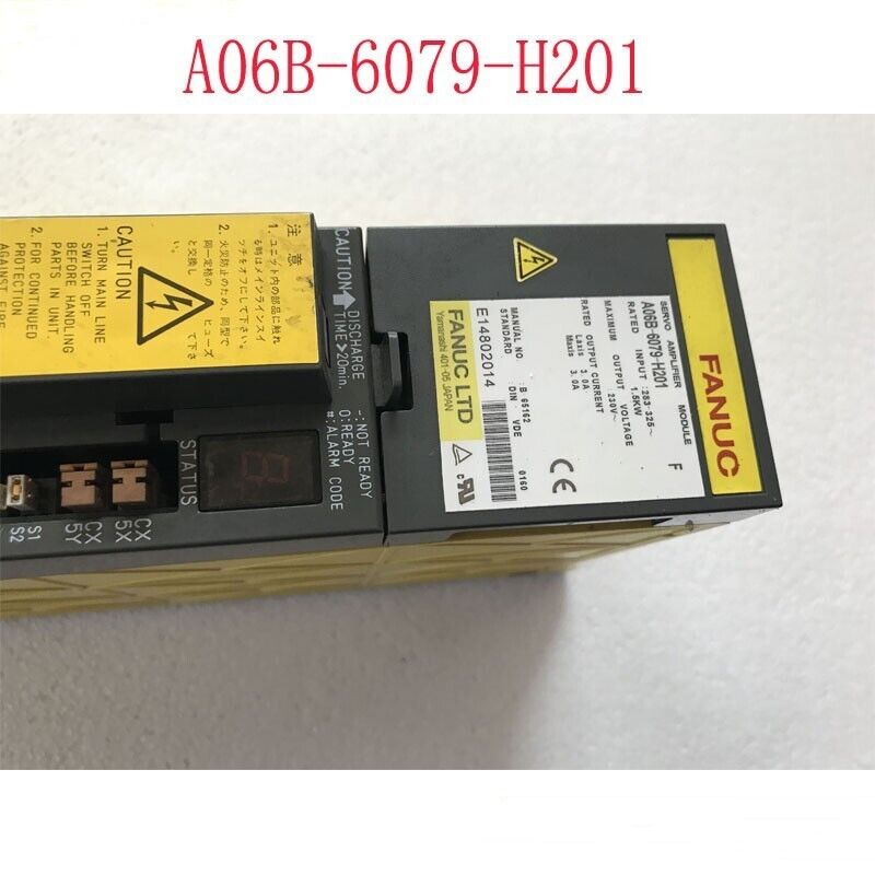 USED FANUC A06B-6079-H201 SERVO AMPLIFIER A06B6079H201 FREE EXPEDITED SHIPPINGDHL / UPS / FedEx