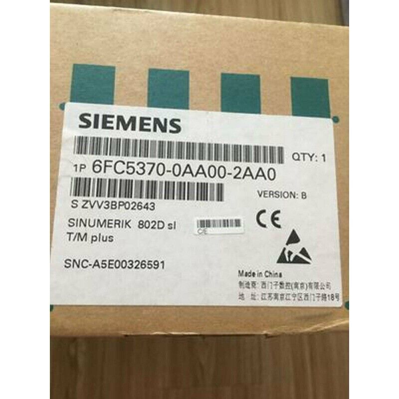 New Siemens 6FC5370-0AA00-2AA0 6FC5 370-0AA00-2AA0 SINUMERIK 802D sl version T/M