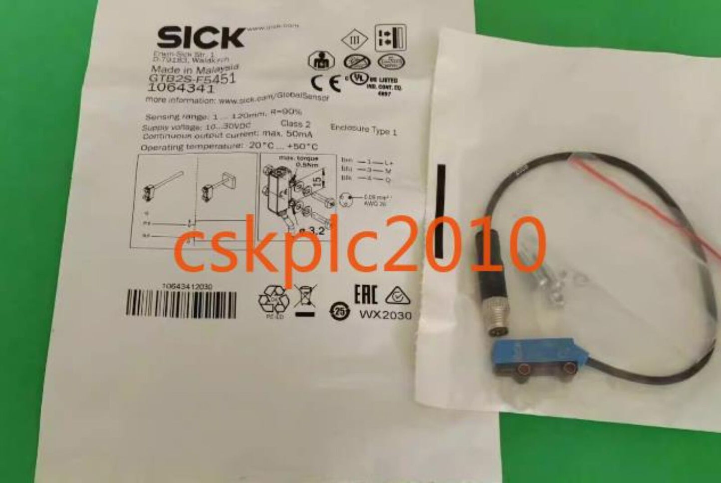 1PCS New original SICK photoelectric switch GTB2S-F5451 1064341 in stock