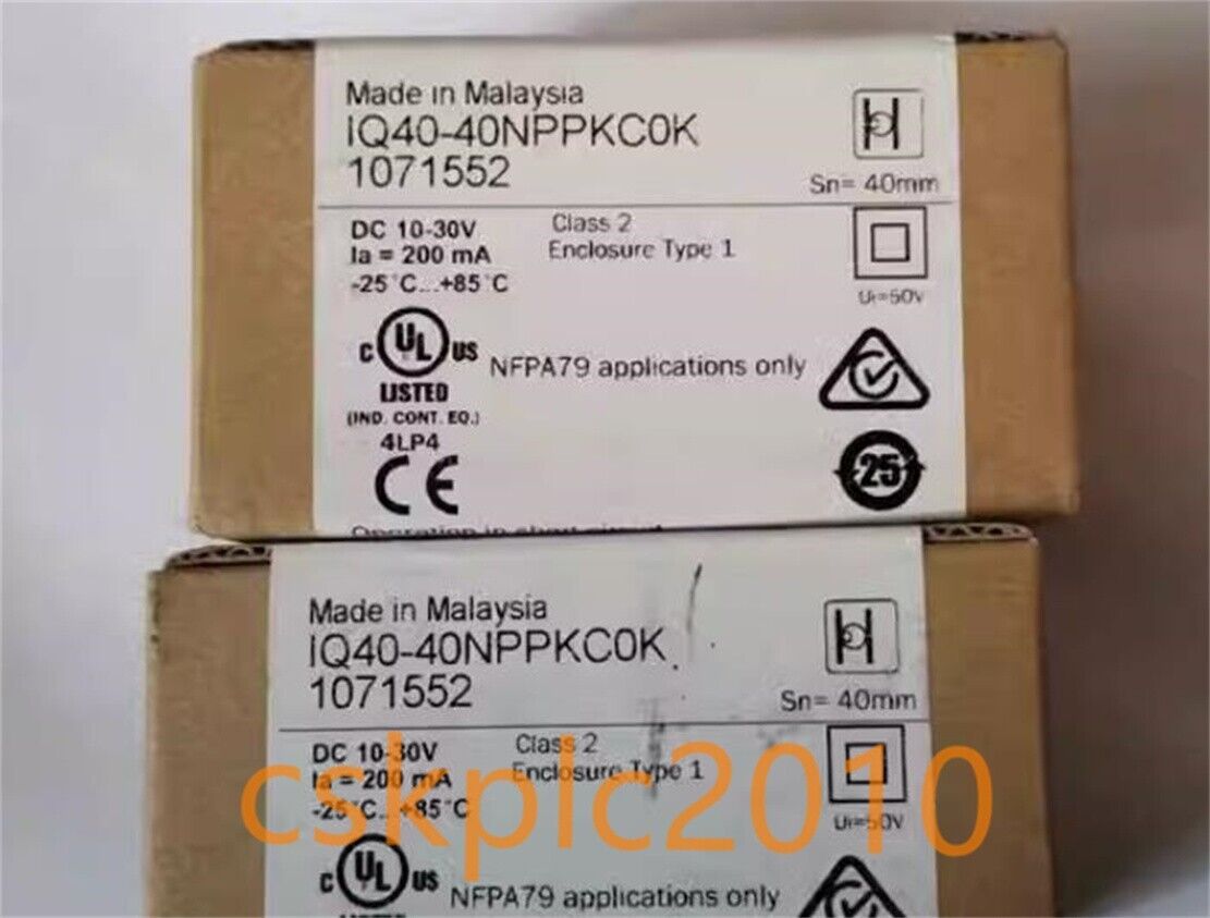 1 PCS NEW IN BOX SICK Inductive Square Proximity Switch IQ40-40NPPKC0K 1071552