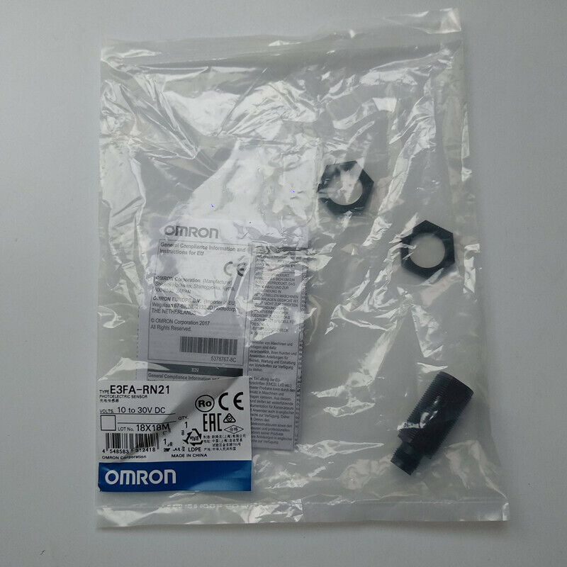 New Omron E3FA-RN21 Photoelectric Switch Sensor E3FARN21 Free Shipping 1PC DHL / UPS / FedEx