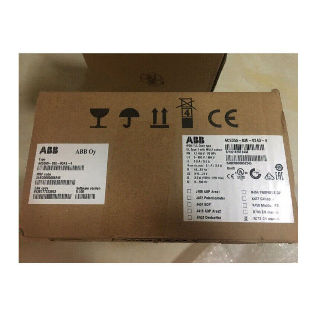 ACS355-03E-03A3-4 ABB Inverter Brand New in Box!Spot Goods Zy