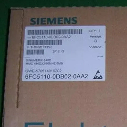 Siemens 6FC5110-0DB02-0AA2 6FC5 110-0DB02-0AA2 840C/840CE MMC-CPU 486DX2