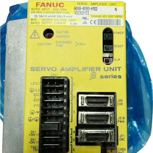 NEW FANUC SERVO AMPLIFIER A06B-6093-H102 A06B6093H102 FREE EXPEDITED SHIPPINGDHL / UPS / FedEx