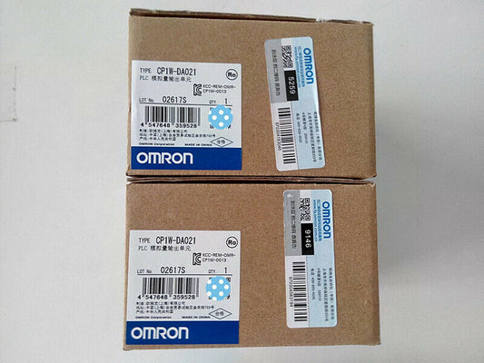 New Original Omron PLC CP1W-DA021 D/A Unit CP1WDA021 Free Expedited Shipping DHL / UPS / FedEx