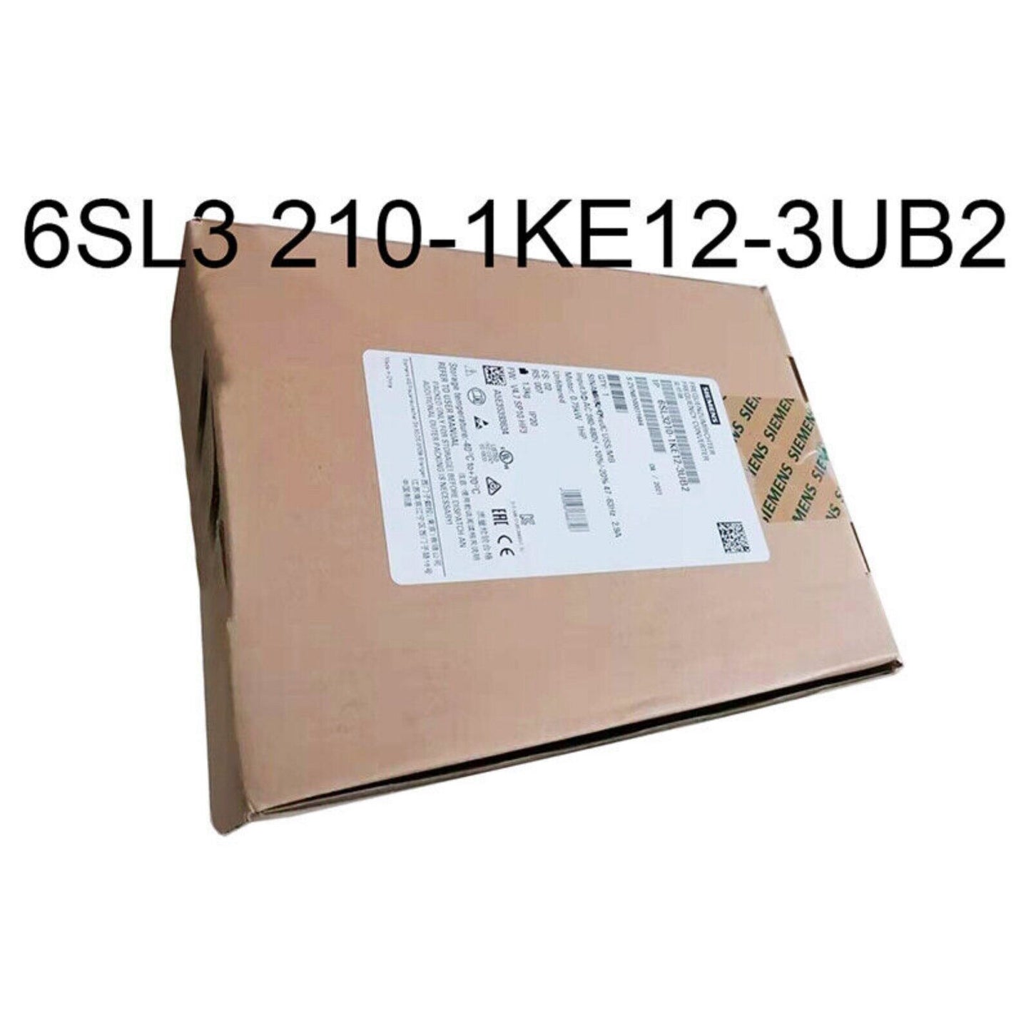 New Siemens 6SL3210-1KE12-3UB2 G120C RATED POWER 0,75KW 6SL3 210-1KE12-3UB2