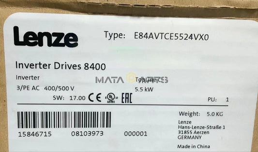 ONE Lenze Inverter E84AVTCE5524VX0 NEW