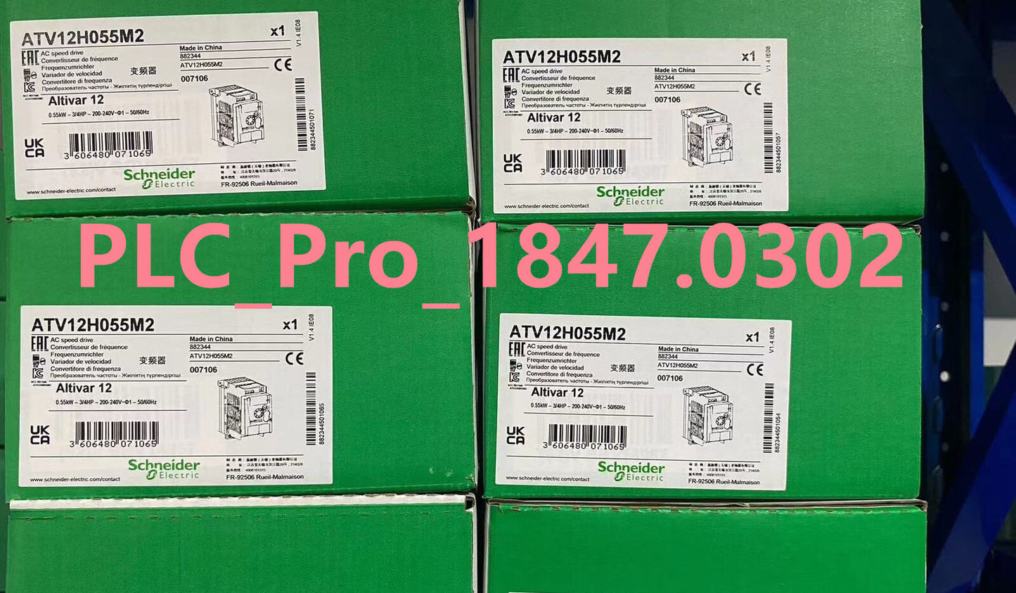 ATV12H055M2 1PCS Brand New Schneider ATV12H055M2 INVERTER 0.55kw Fast delivery